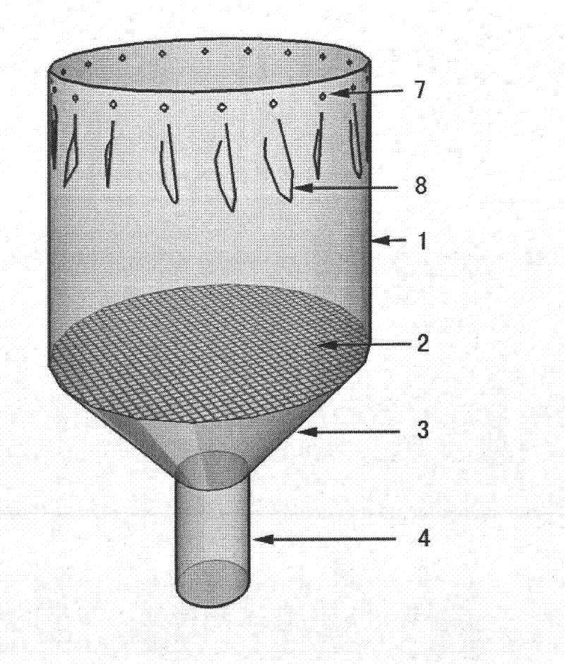 Acquisition device for epibenthos and settled organisms of artificial fish reefs or sea treasure reefs