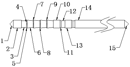 Cylindrical broaching knife