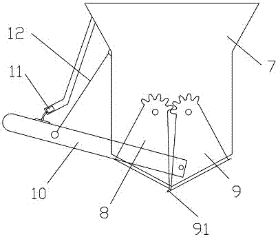 Automatic sand discharging device and sand discharging method thereof