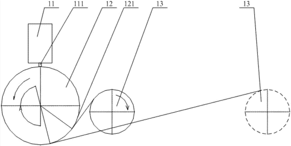 Amorphous strip forming device