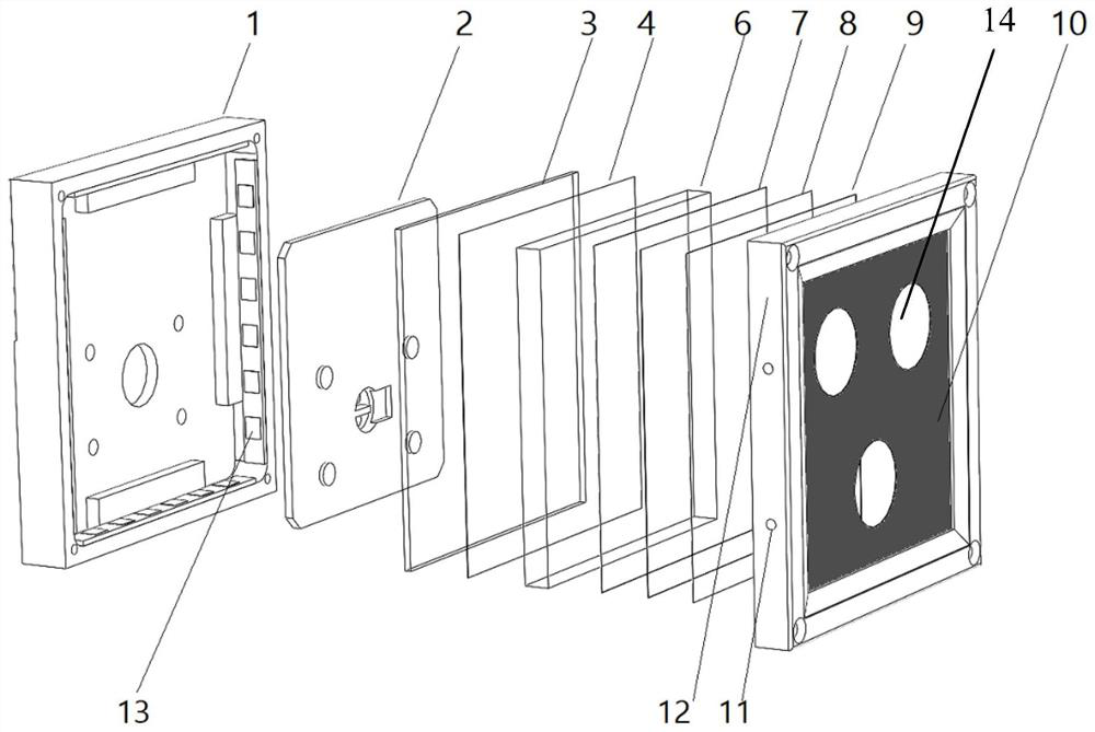 Positioning target, visual measurement system and method for acquiring flatness