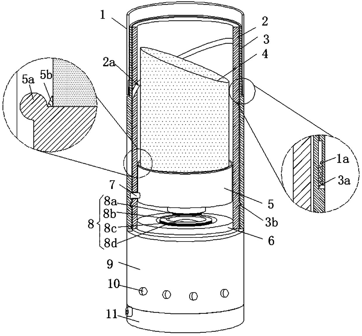 Method for storing cosmetic lipstick paste