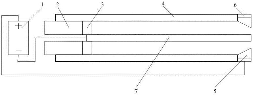 An electroplastic pipe extrusion molding device