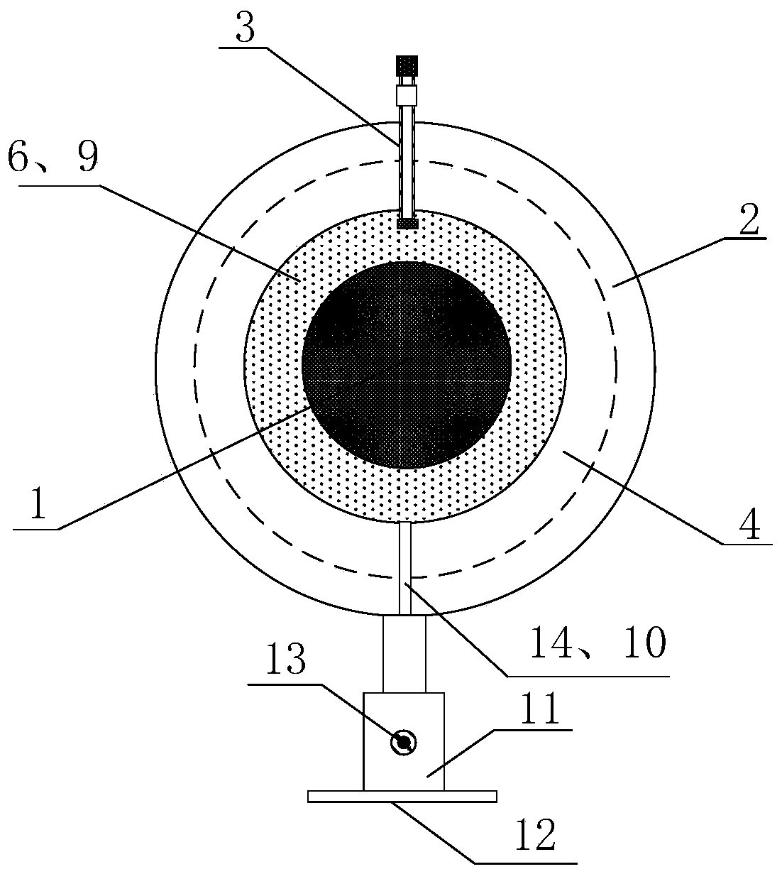 A device and method for measuring dynamic lateral strain of specimen based on shpb test system