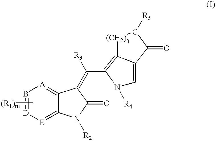 3-(pyrolyllactone)-2-indolinone compounds as kinase inhibitors