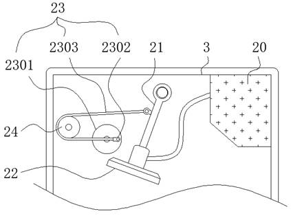 Cooling and conveying device used for aluminum profile production and capable of avoiding uneven cooling