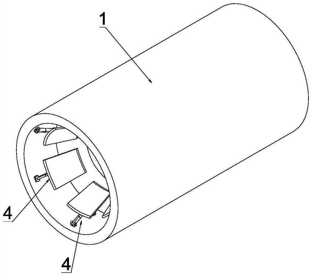 Variable-caliber magnetic control internal spiral blood vessel robot