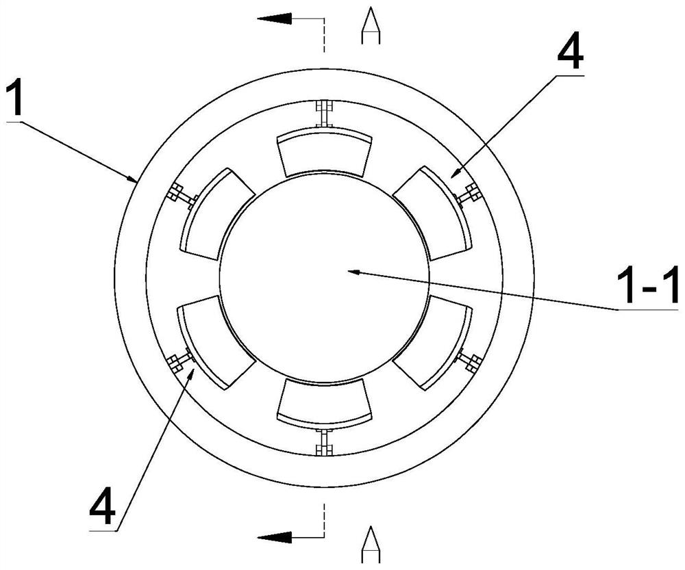 Variable-caliber magnetic control internal spiral blood vessel robot