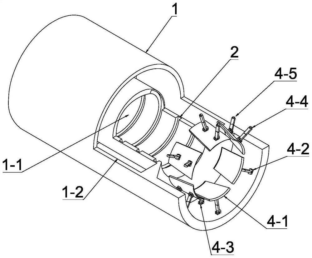 Variable-caliber magnetic control internal spiral blood vessel robot