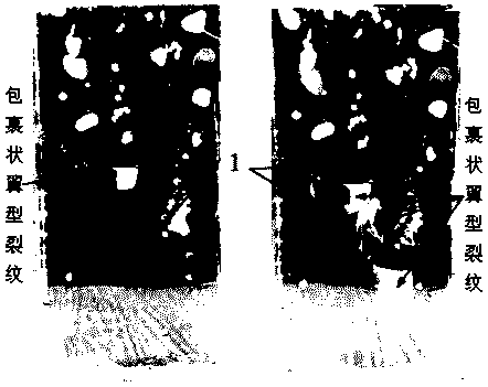 A method of making a transparent material for simulating internal crack propagation in rocks