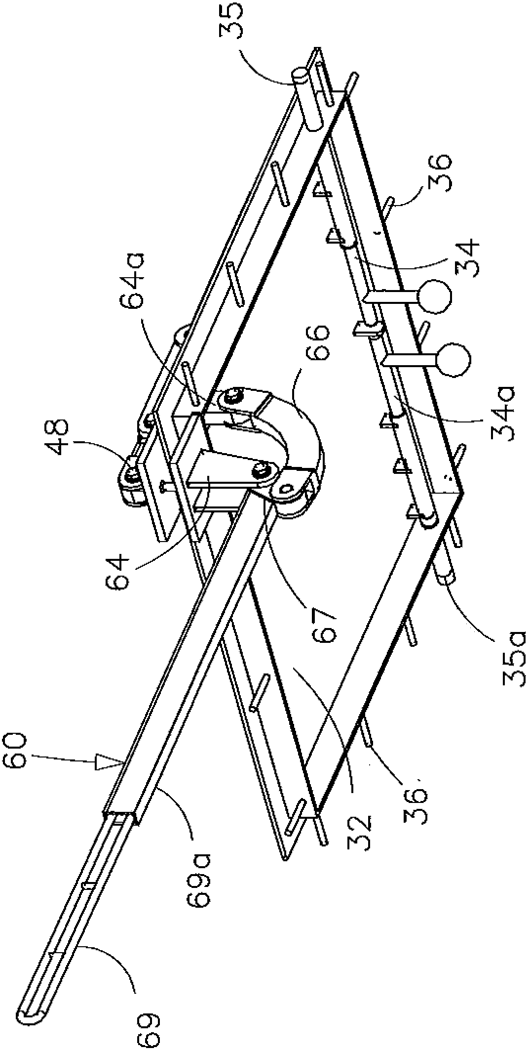 Door component used for storm refuge