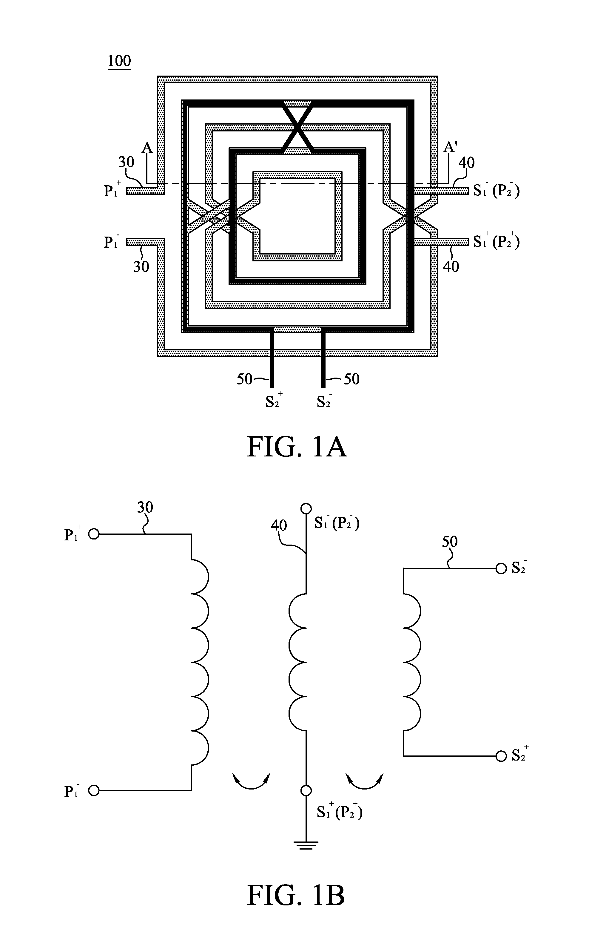 On-chip transformer having multiple windings