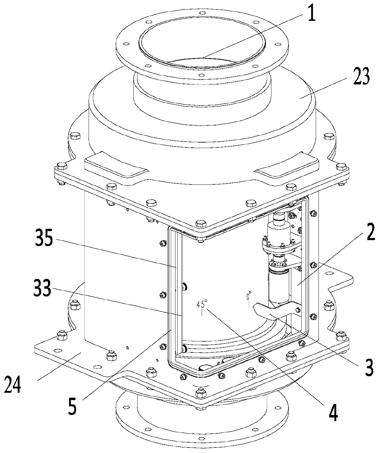 Circular polarizer with flexible rotation and braking angle