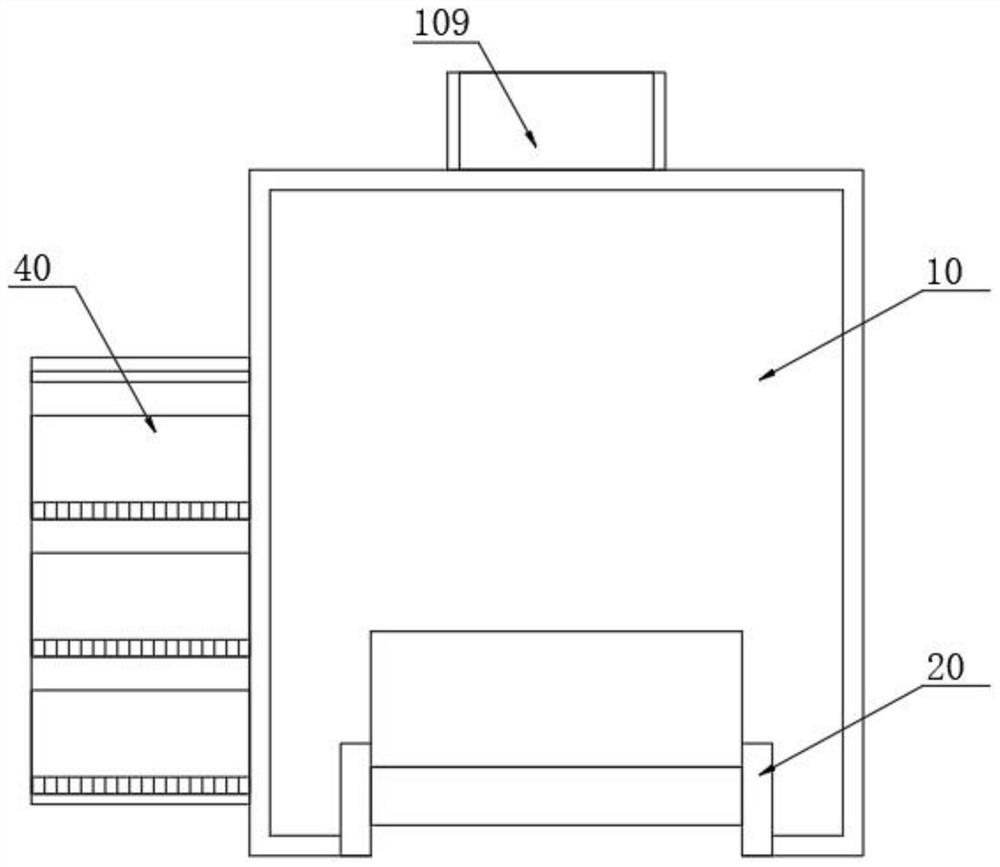 Treatment system for coal sample containers