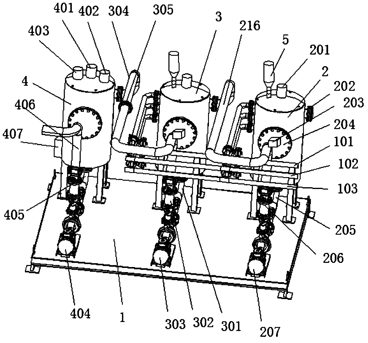 Biological antibody automatic dialysis purification device