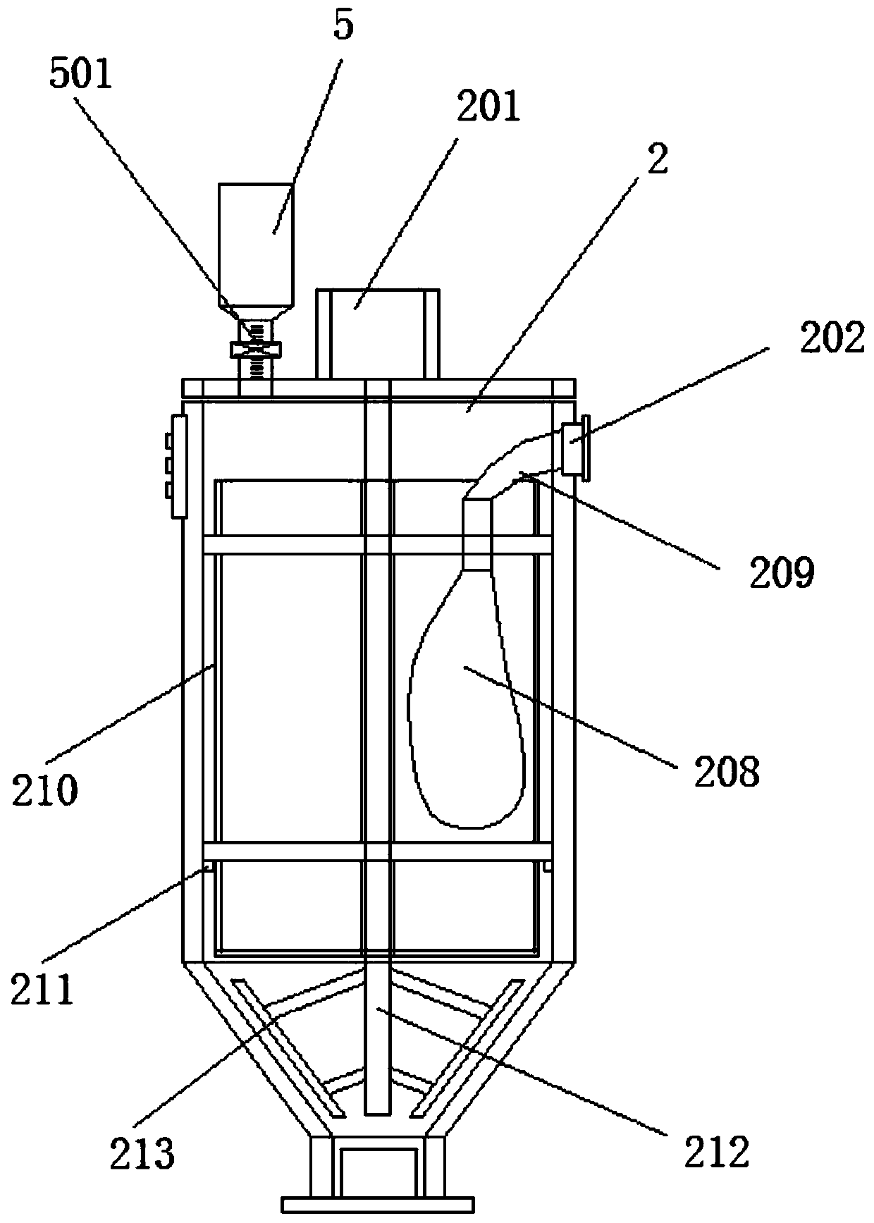 Biological antibody automatic dialysis purification device