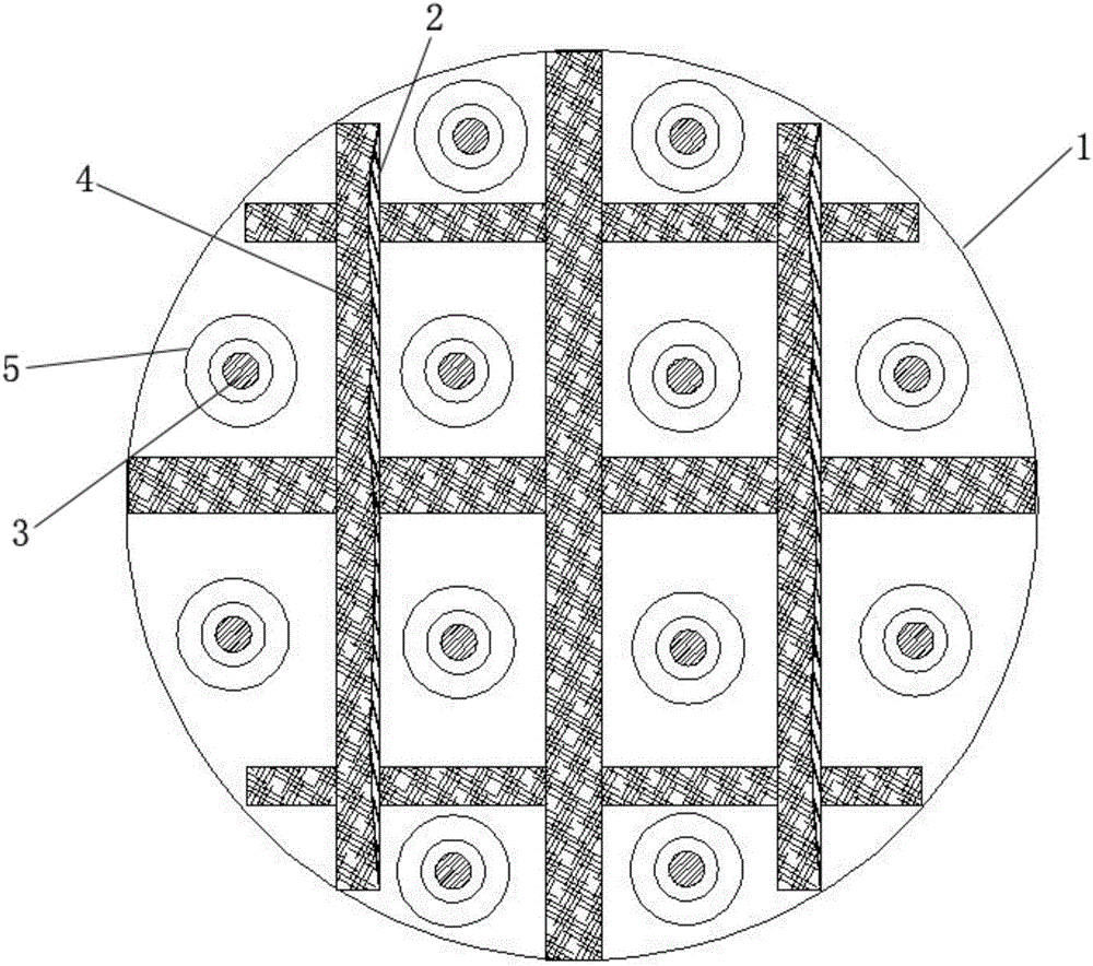 Plugging method aiming at cables