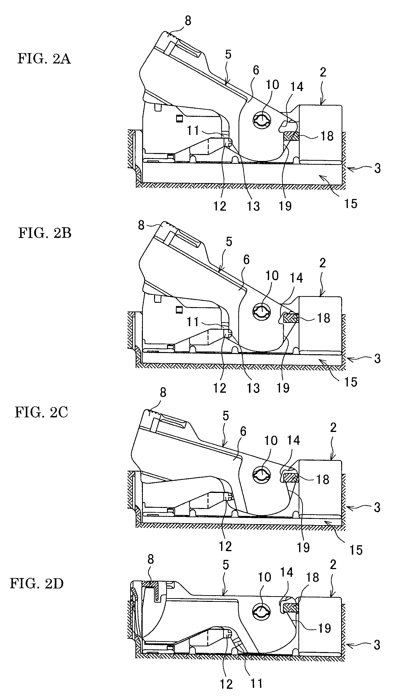 Lever type connector including rotation restricting portion