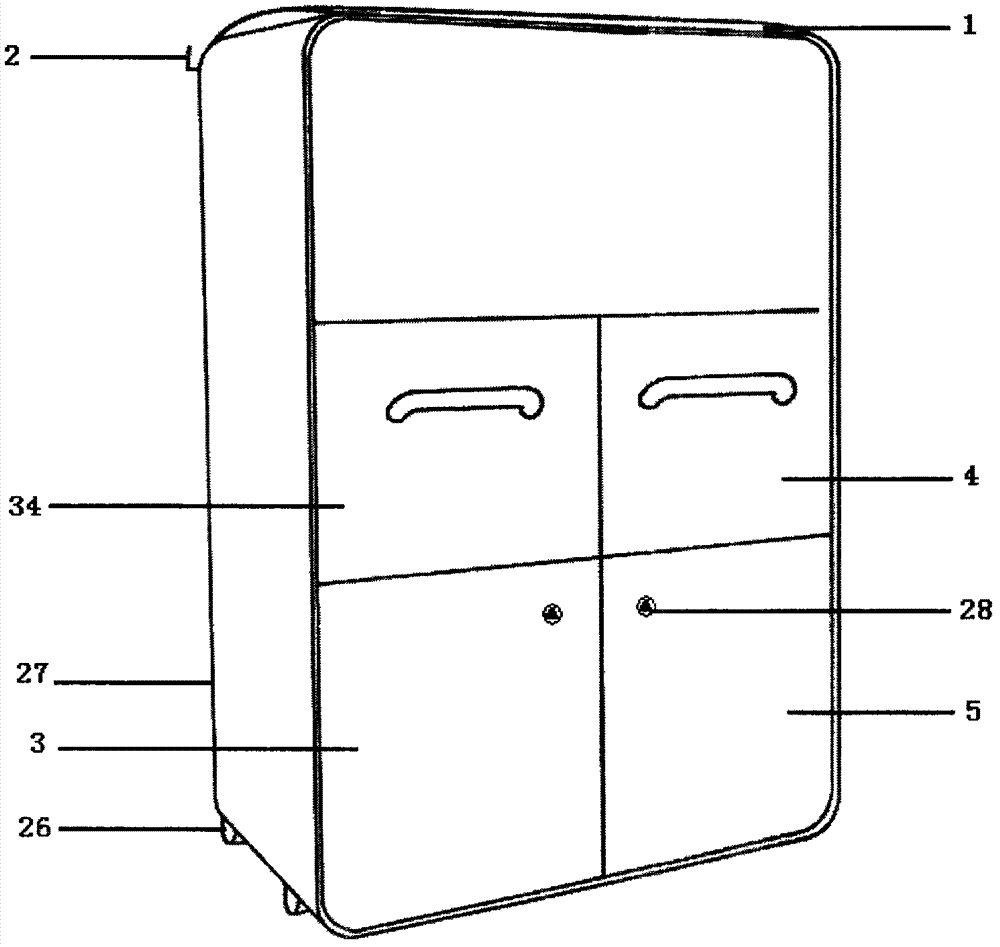 Environment-friendly solar garbage-classifying compressor