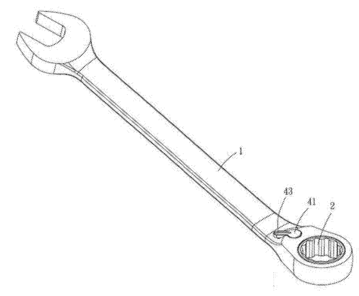 Tool with a ratchet mechanism