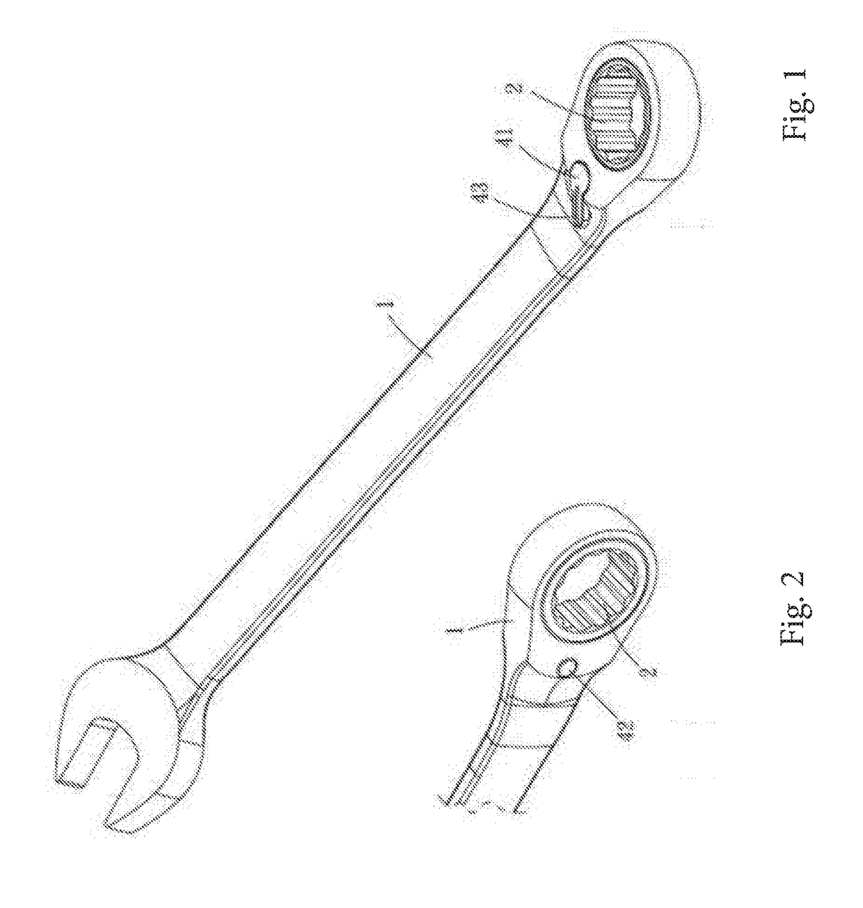 Tool with a ratchet mechanism