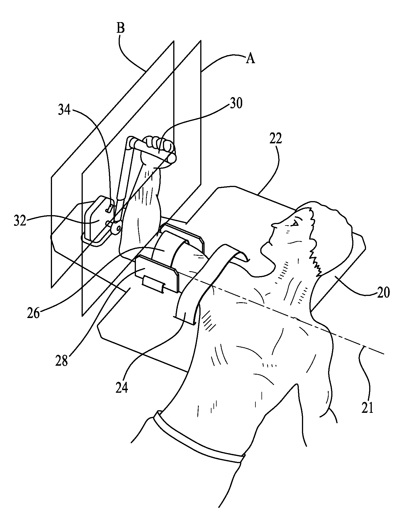 Shoulder stretcher and method of use