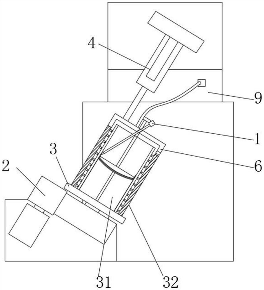 Device and method for processing multi-chamber magnesium-aluminum alloy parking air storage cylinder