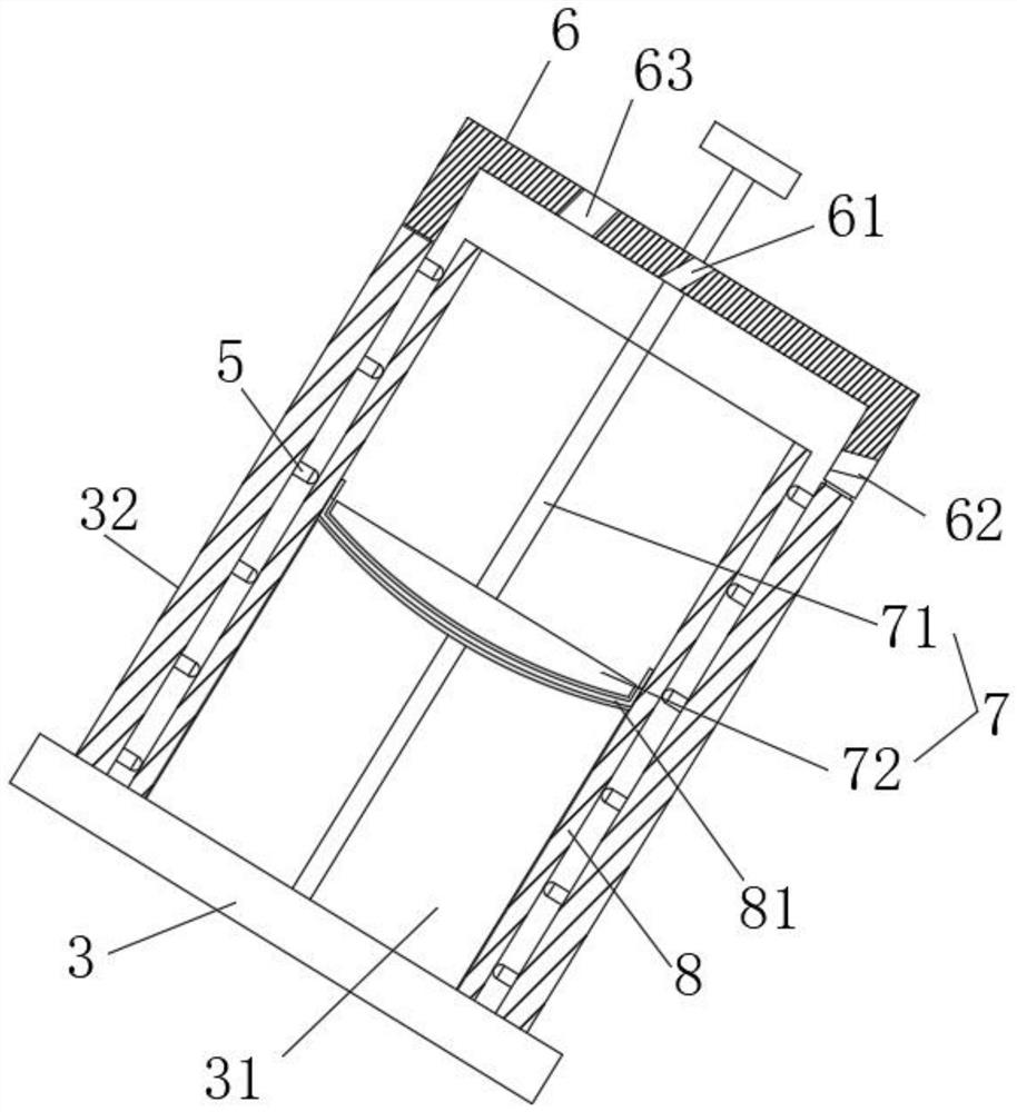 Device and method for processing multi-chamber magnesium-aluminum alloy parking air storage cylinder