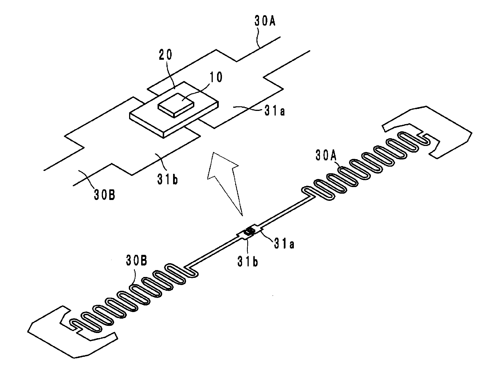 Wireless IC device and coupling method for power feeding circuit and radiation plate