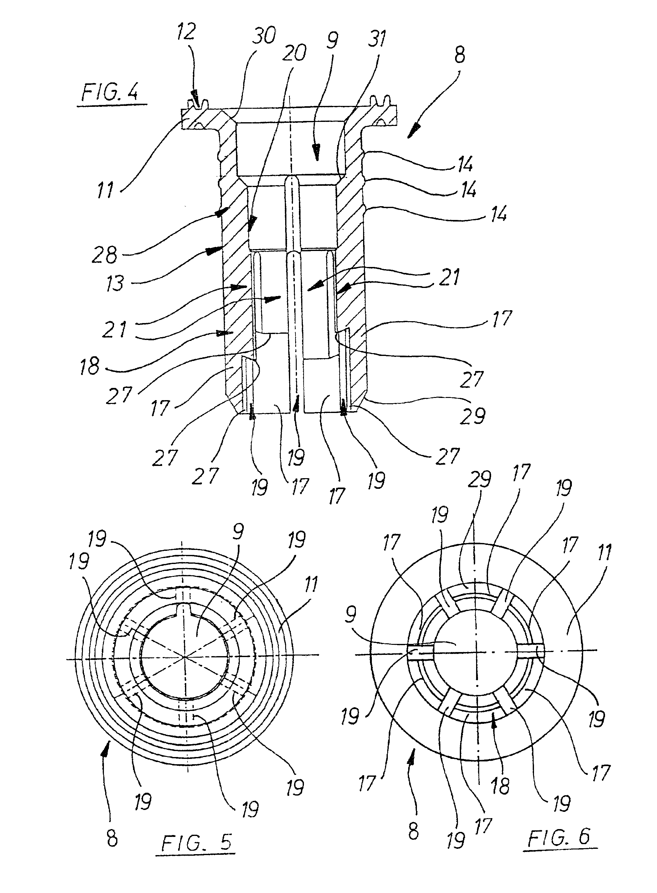 Evaporative container for volatile substances