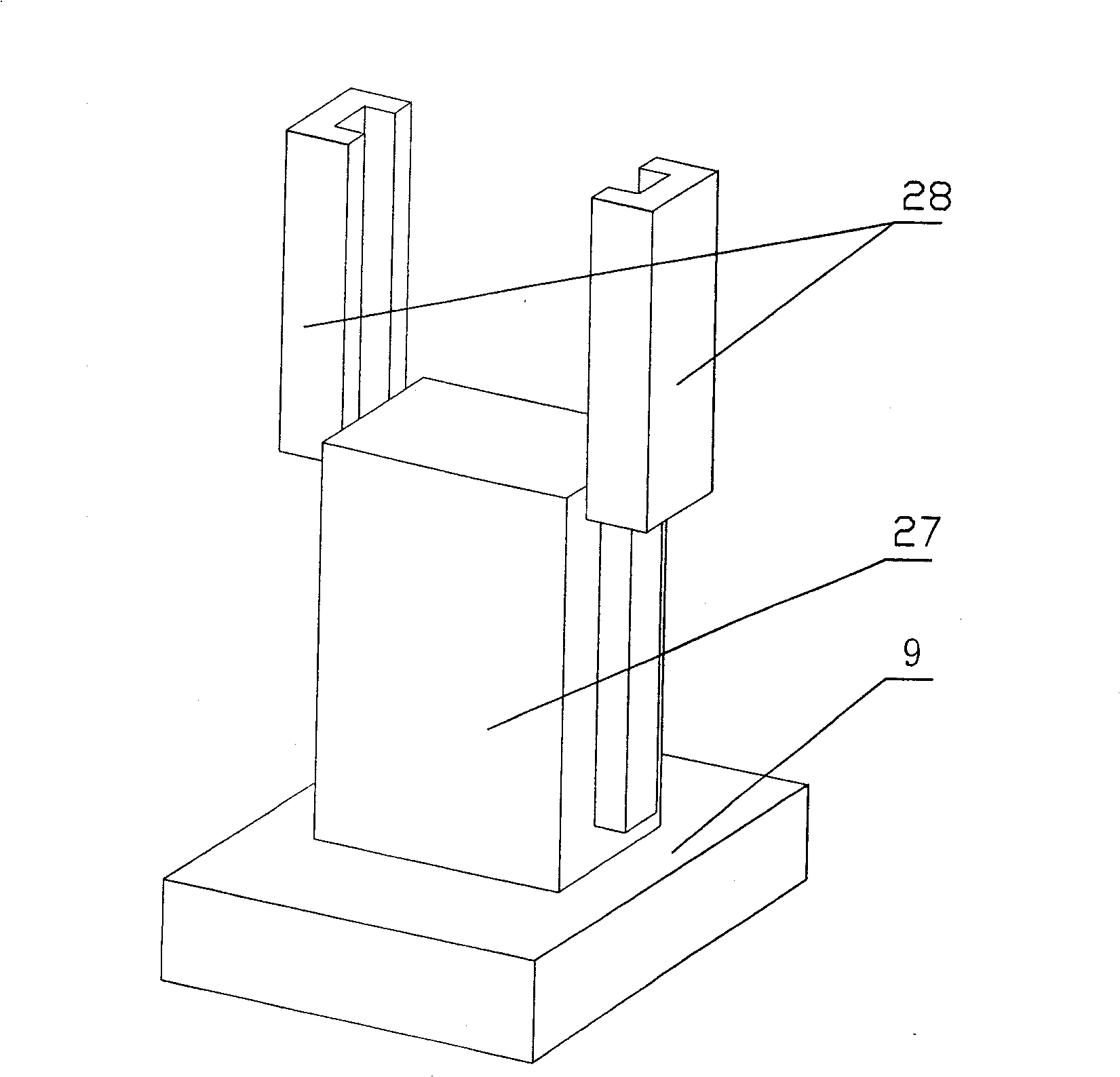 Self control type multi- degree of freedom buttjunction platform