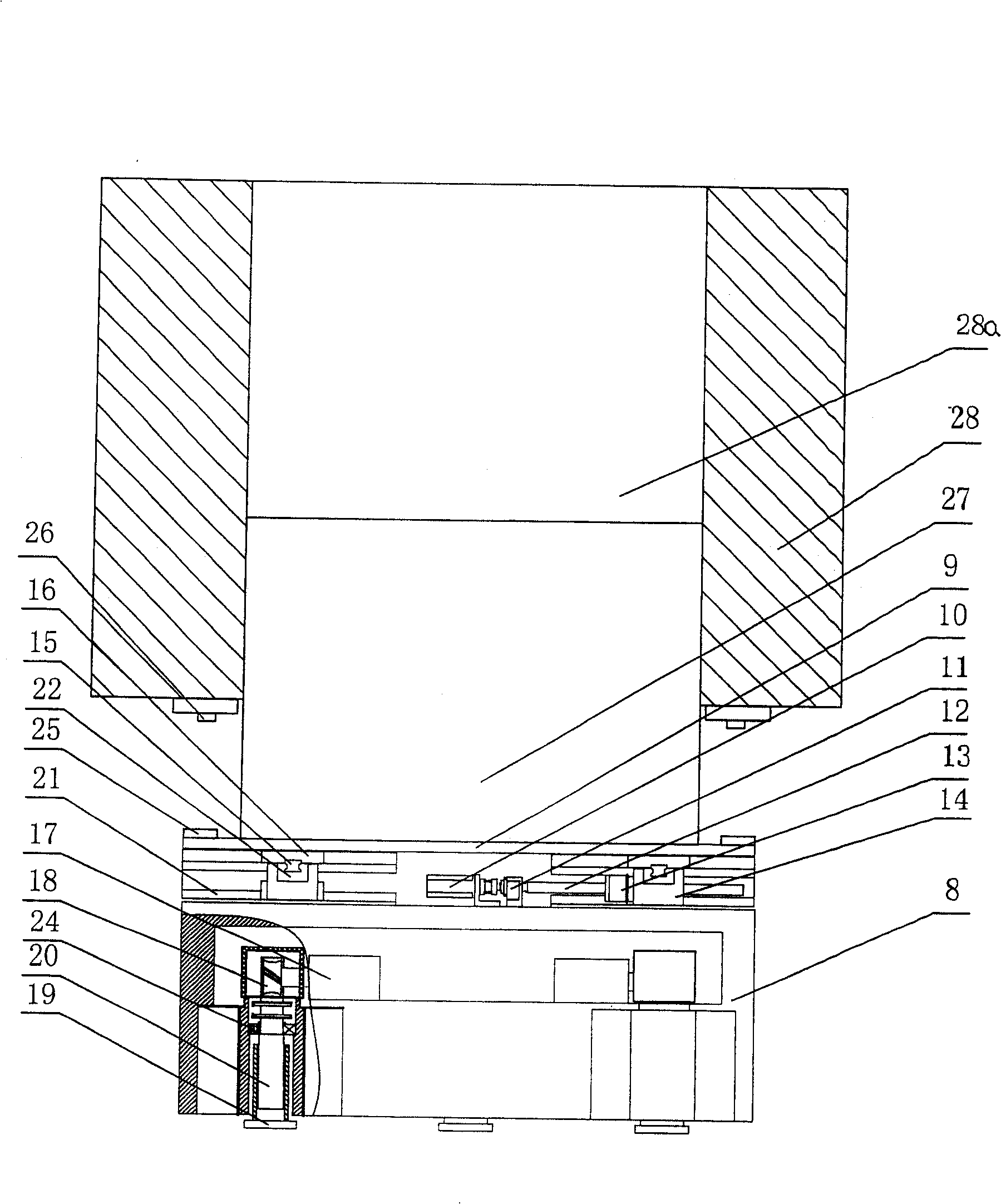 Self control type multi- degree of freedom buttjunction platform