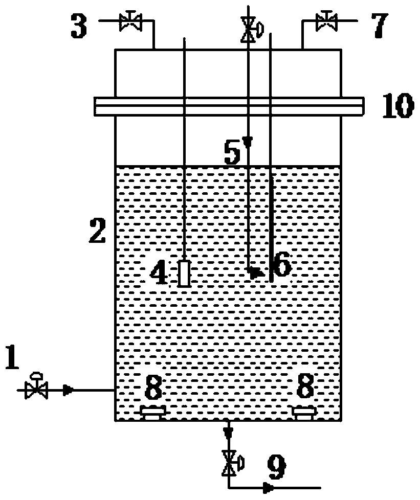 Crude oil storage tank corrosion monitoring device