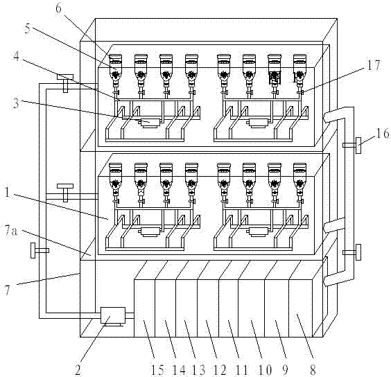 Simple and high-efficiency circulating water hatching system