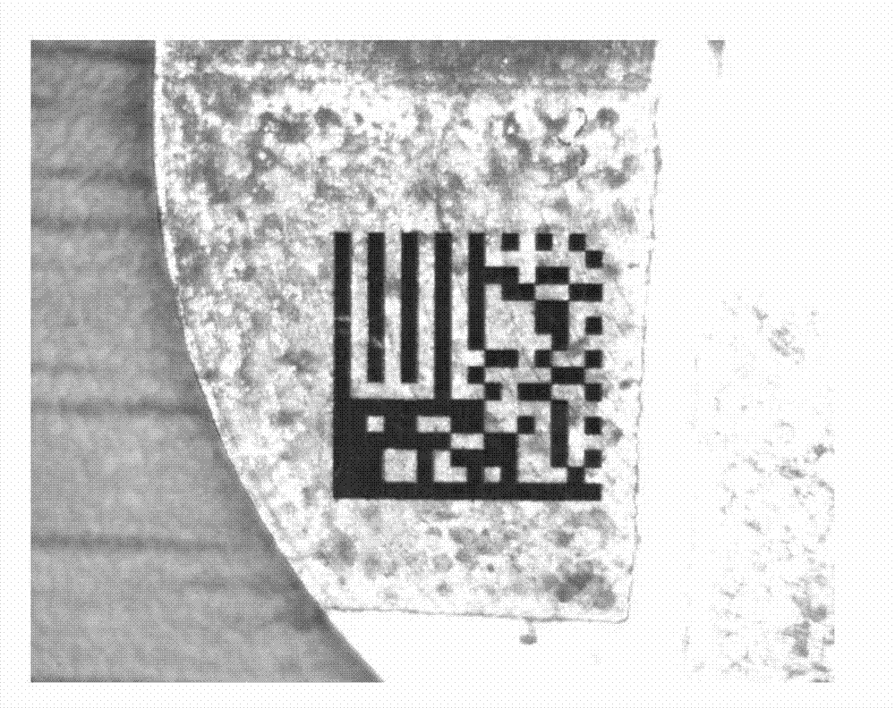 Laser marking method for increasing salt spray corrosion resistance of two-dimension codes on surface of aluminum alloy