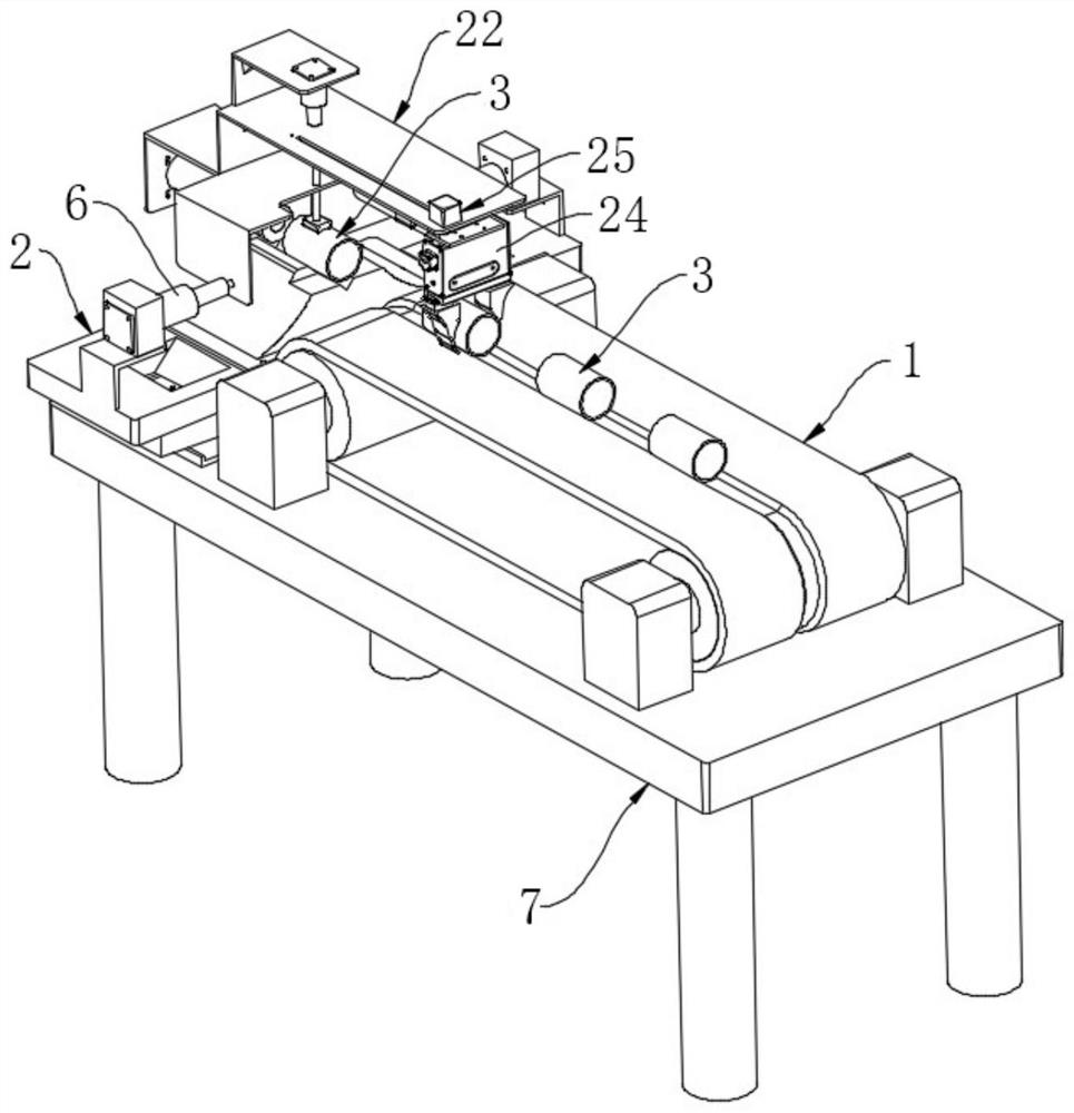 Eddy current flaw detection device for defects of inner wall of engine cylinder sleeve