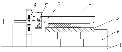 A floating double-knife scraping type Eucommia skin scraping device