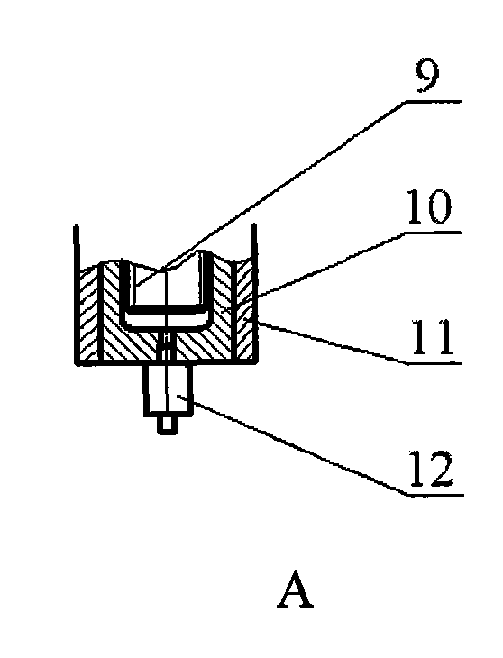 Calibration apparatus for six-dimension heavy force sensor