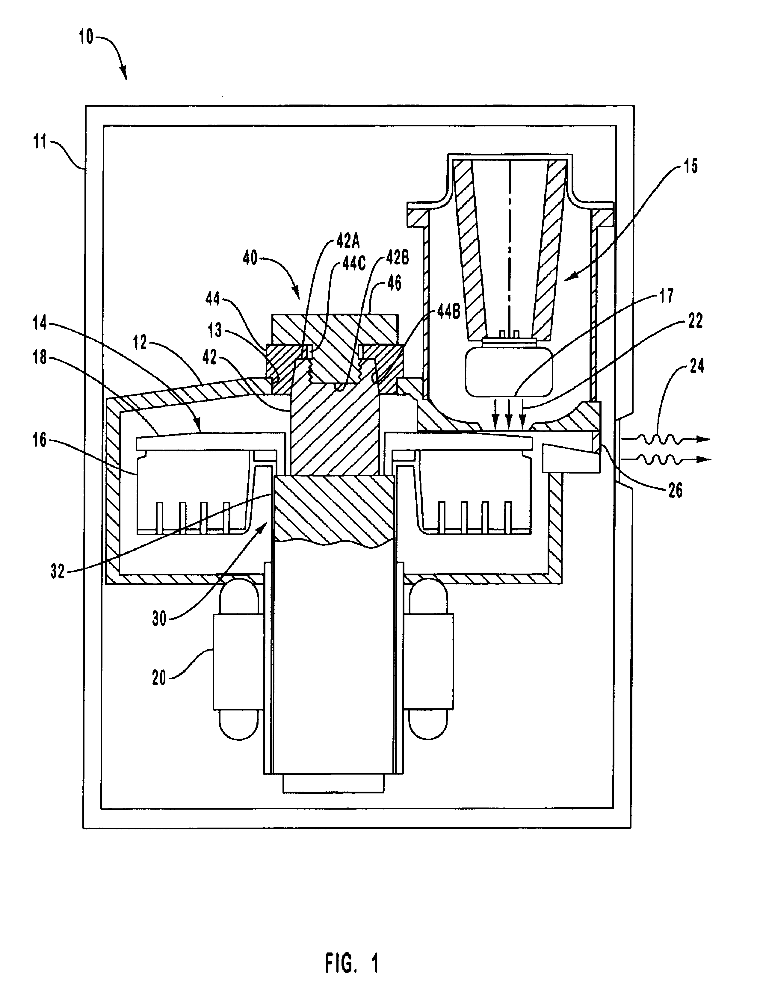 Rotary component support system