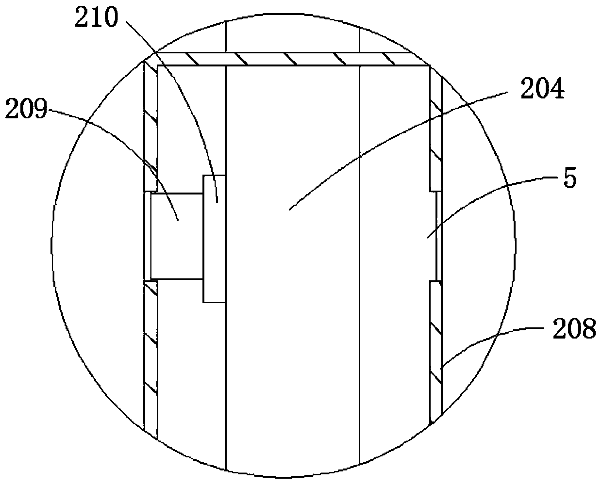 Efficient plate arc edge cutting and grinding device