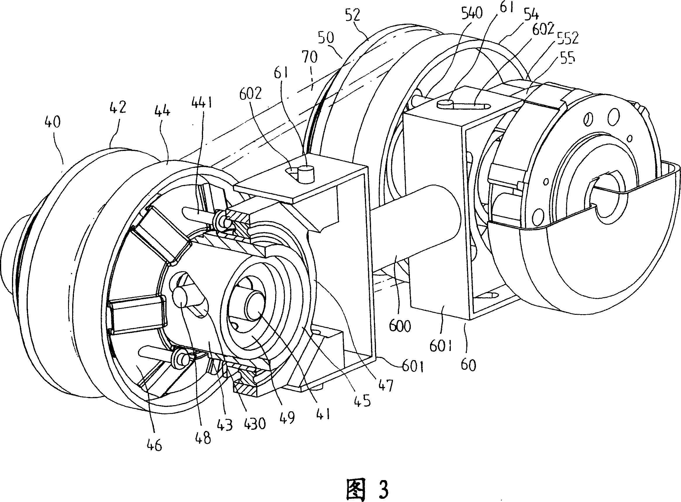 Synchronization conversion type consecutive step less variable speed mechanism