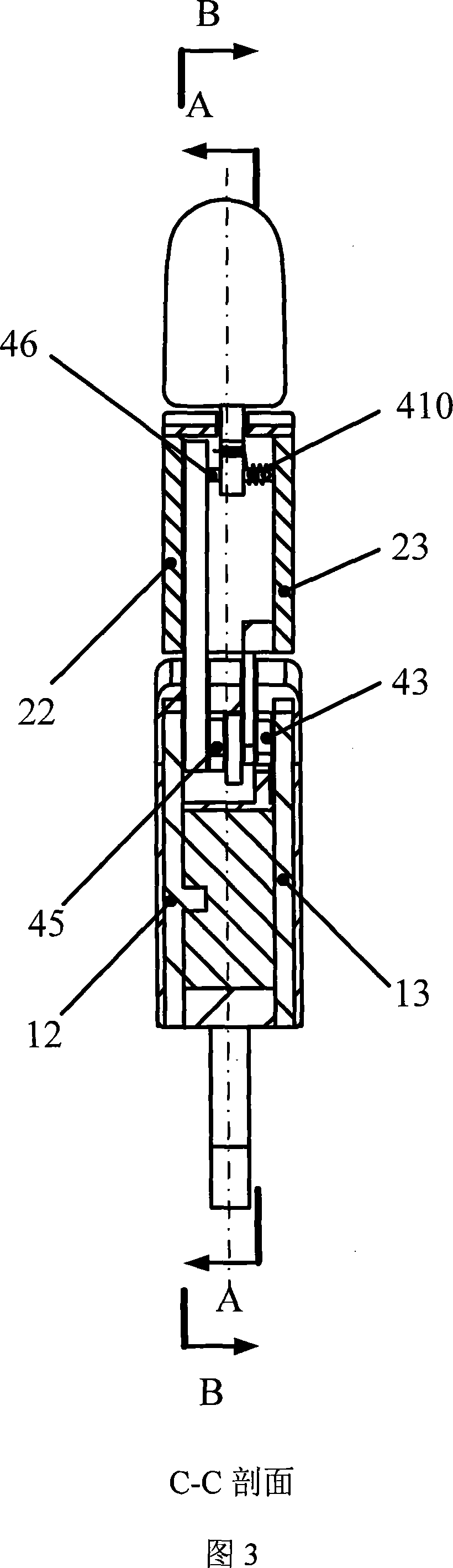 Underactuated drive finger device of imitating cascaded connection of hand of robot