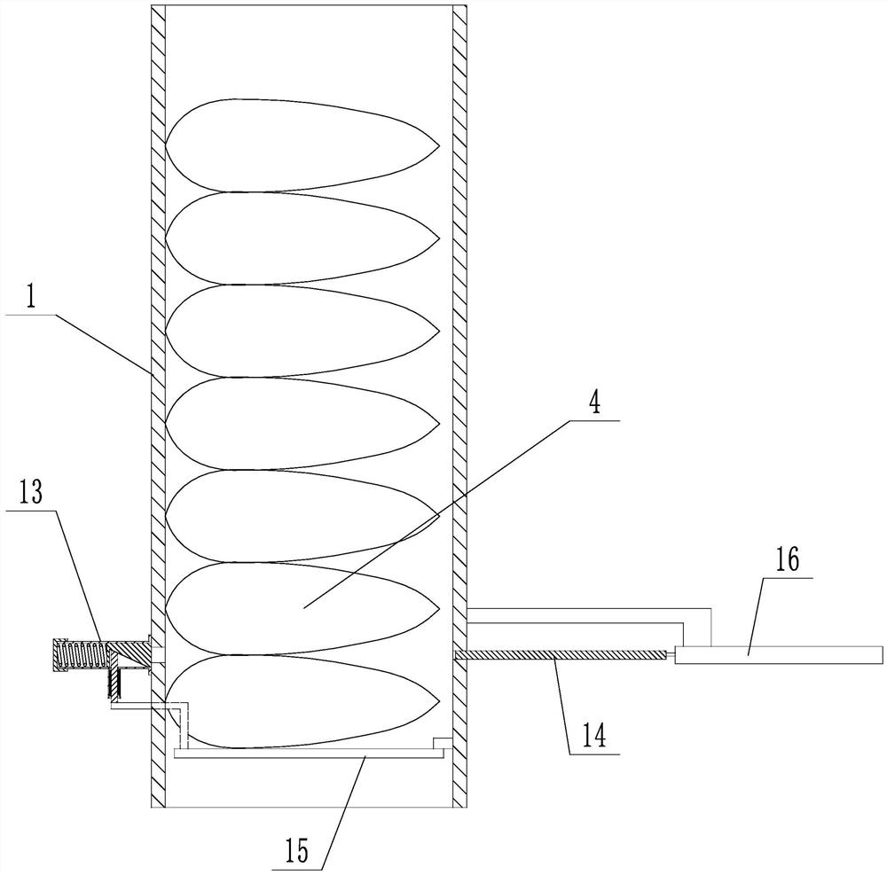 A non-destructive removal device for torreya shell