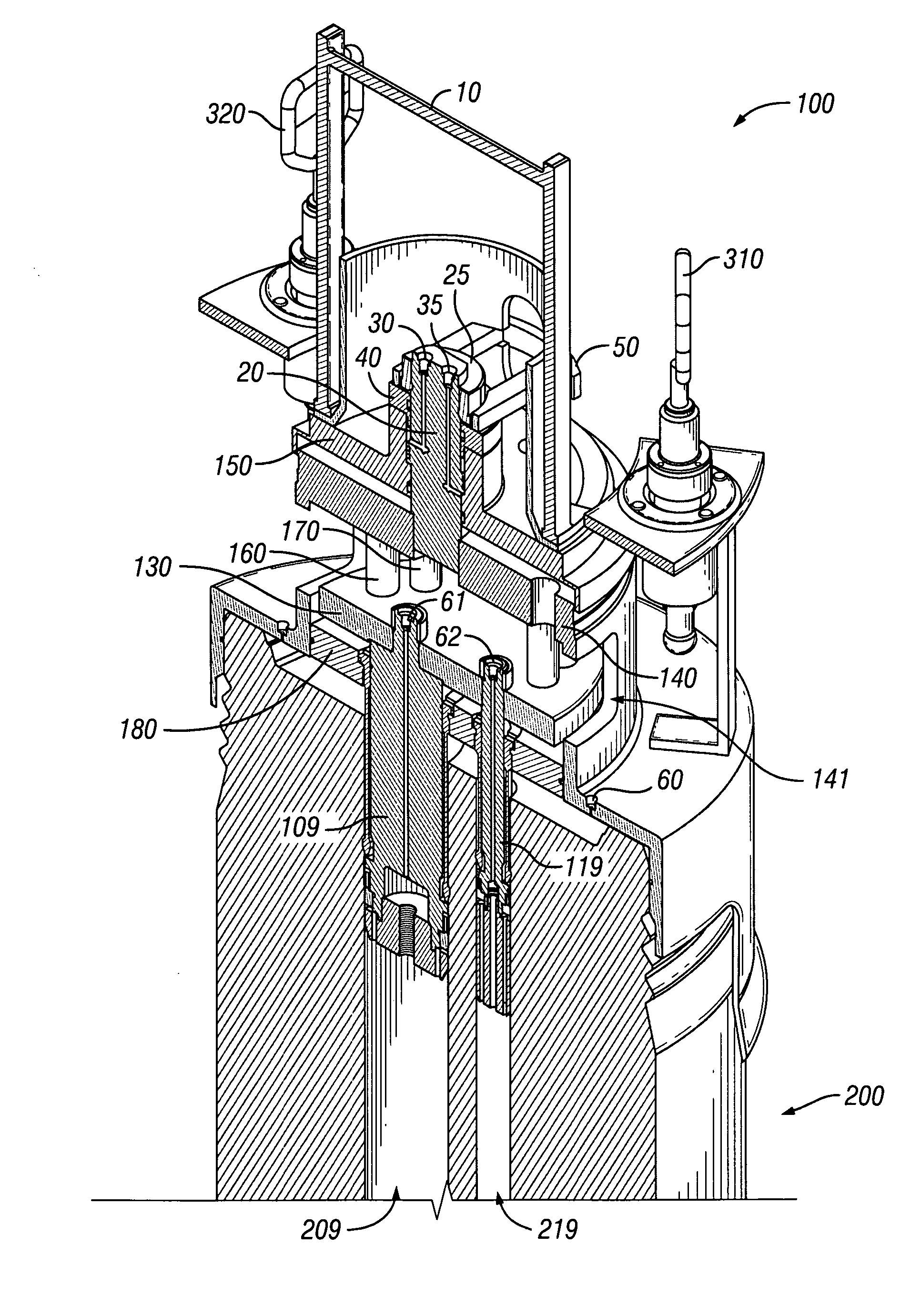 Locking cap for subsea tree