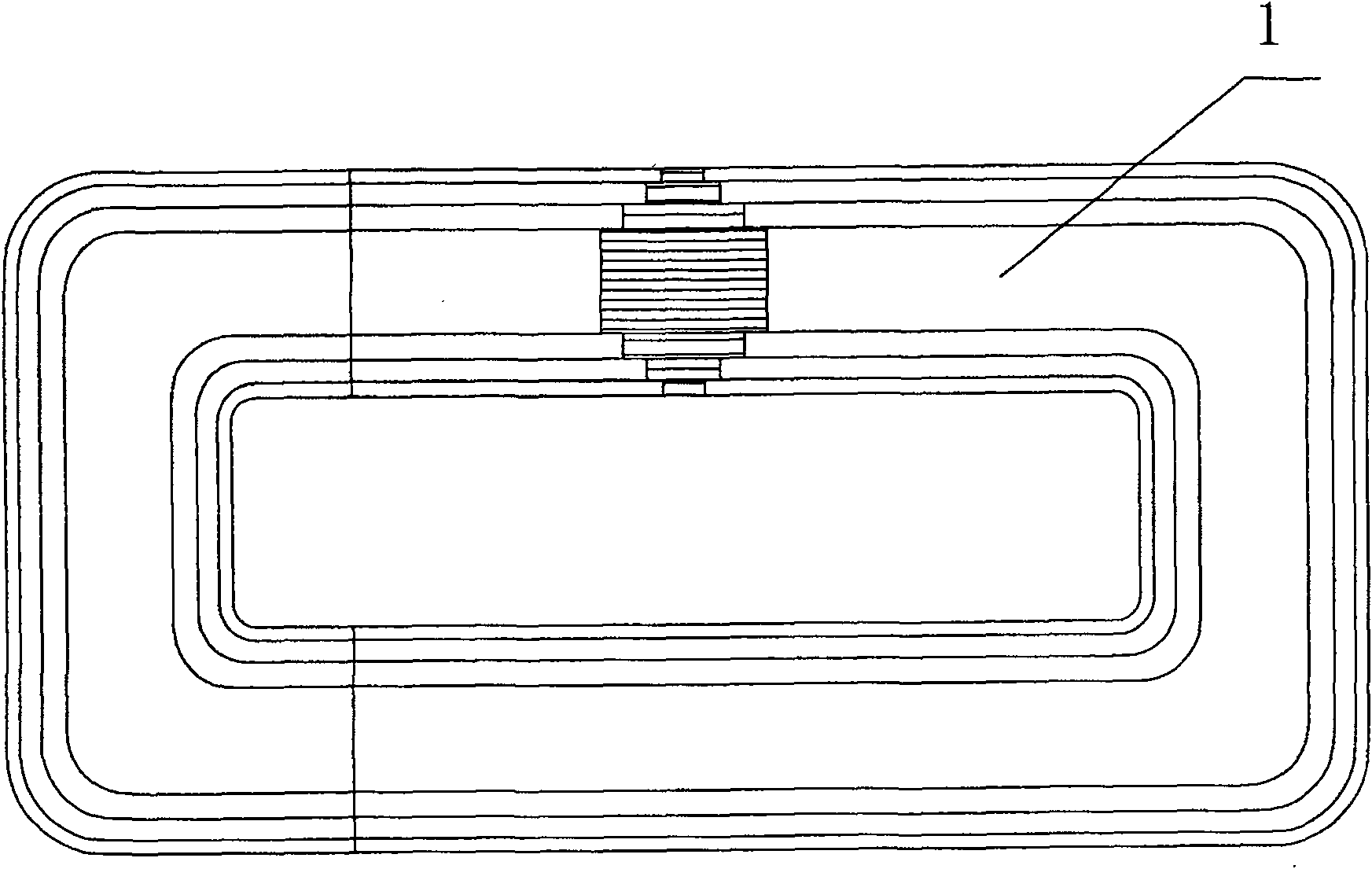 Making method of C-type ironic core of voltage mutual inductor