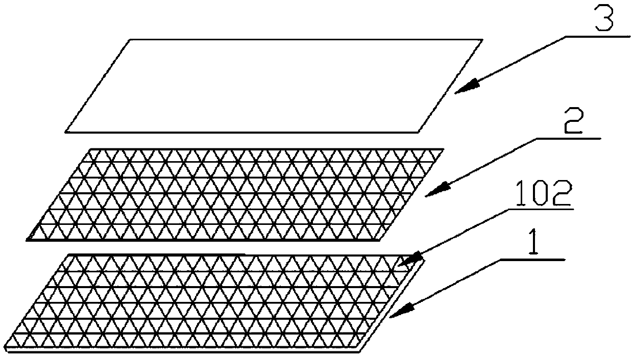 Negative ion board with strong compression resistance and bearing capacity