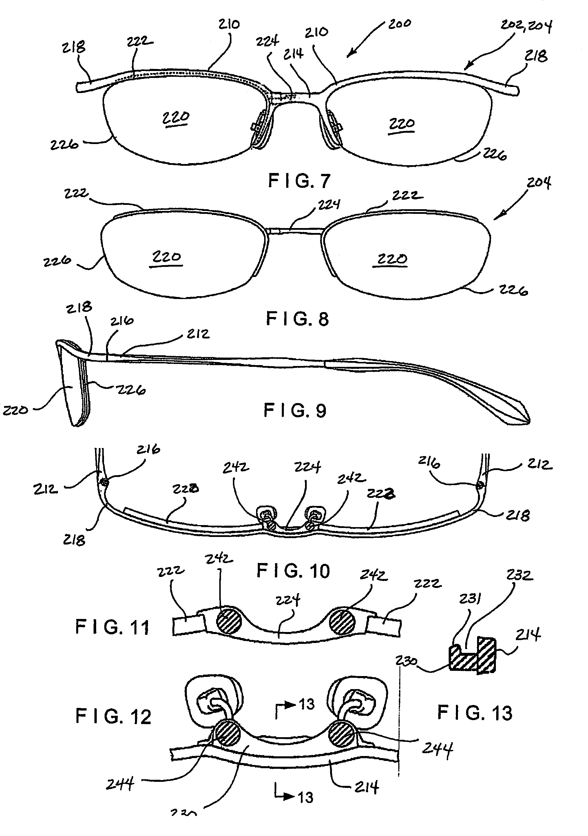 Interchangeable eyewear assembly