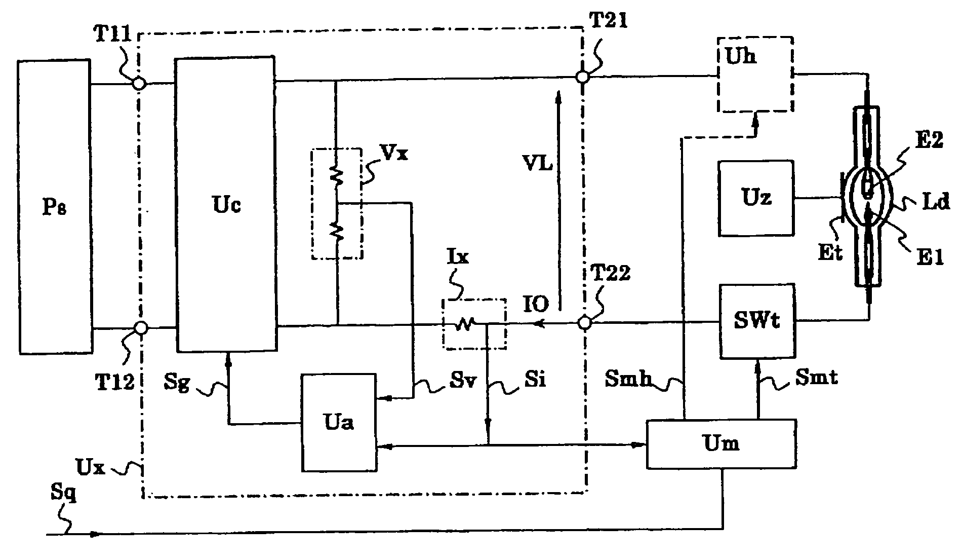 Discharge lamp lighting device