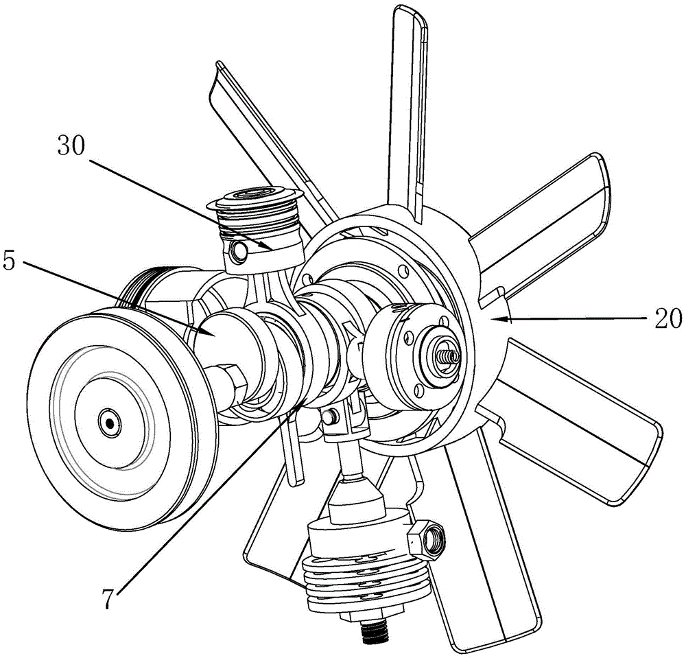 Crankshaft mechanism of multistage gas compressor