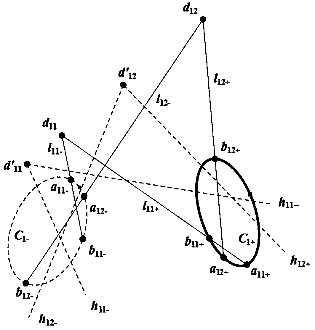 A method for calibrating a catadioptric camera using properties of a single sphere and a conjugate diameter